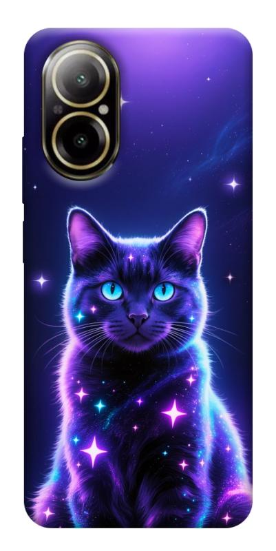 Чехол itsPrint Galaxy purple cat для Realme C67 4G, котики, купить оптом с доставкой