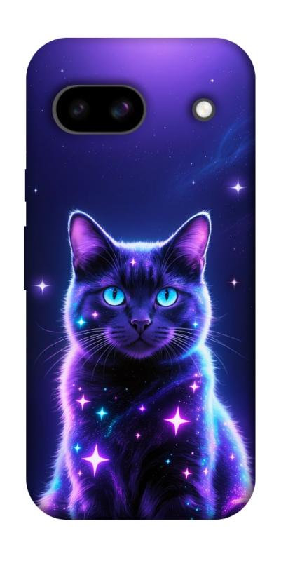 Чехол itsPrint Galaxy purple cat для Google Pixel 8a, животные, купить оптом с доставкой