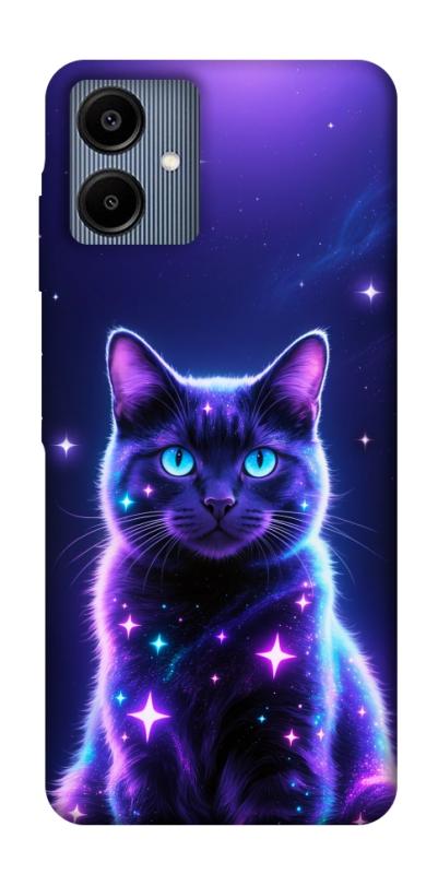 Чехол itsPrint Galaxy purple cat для Samsung Galaxy A06, животные, купить оптом с доставкой