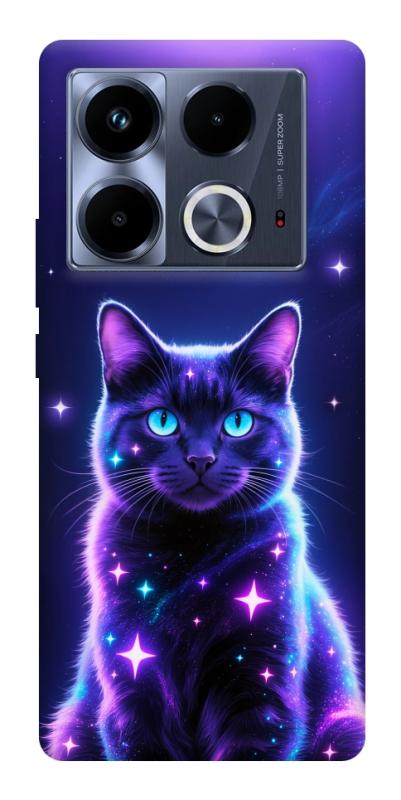 Чехол itsPrint Galaxy purple cat для Infinix Note 40 4G, котики, купить оптом с доставкой