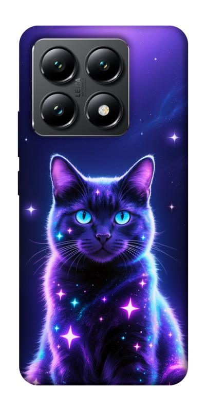 Чехол itsPrint Galaxy purple cat для Xiaomi 14T, котики, купить оптом с доставкой