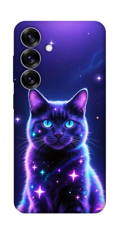 Чехол itsPrint Galaxy purple cat для Samsung Galaxy S25+, животные, купить оптом с доставкой