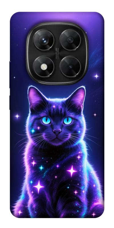 Чехол itsPrint Galaxy purple cat для Xiaomi Redmi Note 14 Pro 5G, котики, купить оптом с доставкой