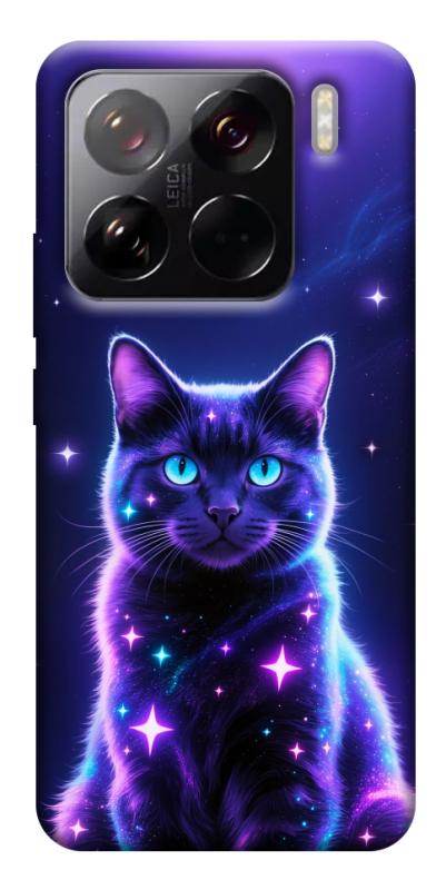 Чехол itsPrint Galaxy purple cat для Xiaomi 15 Pro, животные, купить оптом с доставкой