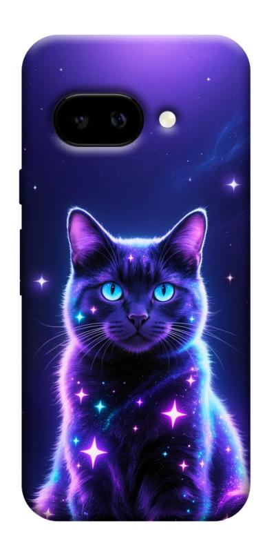 Чехол itsPrint Galaxy purple cat для Google Pixel 9a, животные, купить оптом с доставкой
