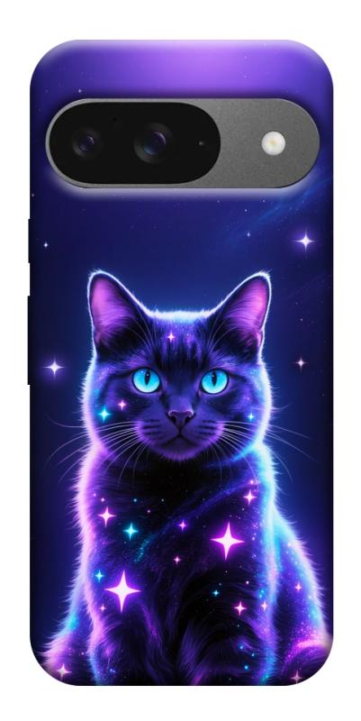Чехол itsPrint Galaxy purple cat для Google Pixel 10, животные, купить оптом с доставкой