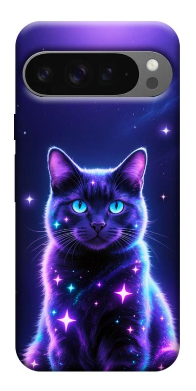 Чехол itsPrint Galaxy purple cat для Google Pixel 10 Pro XL, котики, купить оптом с доставкой