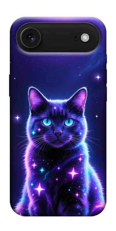 Чехол itsPrint Galaxy purple cat для Apple iPhone 17 Air (6.5"), животные, купить оптом с доставкой