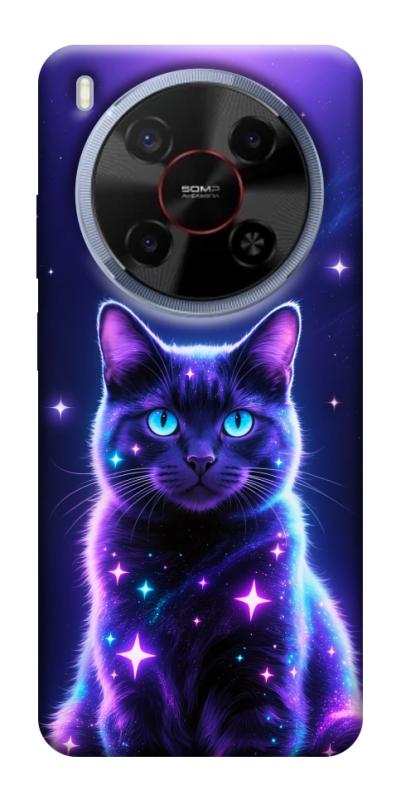 Чехол itsPrint Galaxy purple cat для ZTE Nubia V70 Max, котики, купить оптом с доставкой