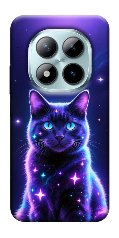 Чехол itsPrint Galaxy purple cat для Xiaomi Redmi Note 15 Pro+ 5G, животные, купить оптом с доставкой