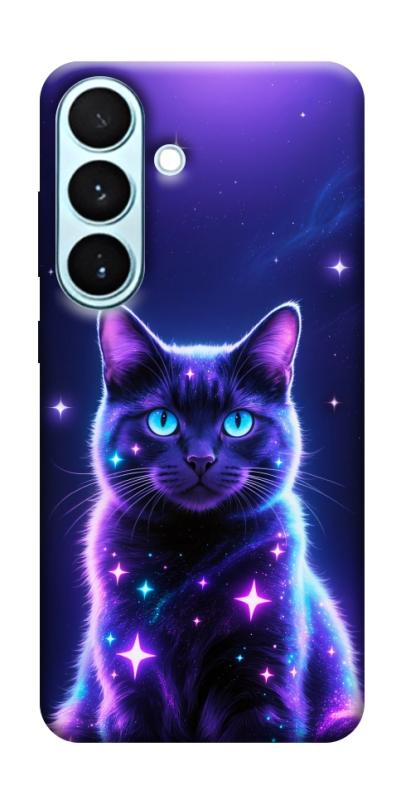 Чохол itsPrint Galaxy purple cat для Samsung Galaxy S26, тварини, купити оптом з доставкою