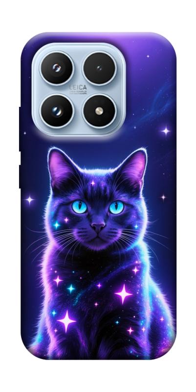 Чехол itsPrint Galaxy purple cat для Xiaomi 17 Pro, котики, купить оптом с доставкой