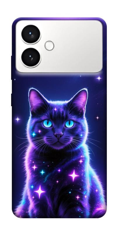 Чехол itsPrint Galaxy purple cat для Samsung Galaxy S26+, животные, купить оптом с доставкой