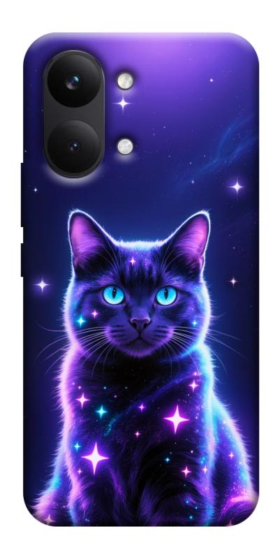 Чохол itsPrint Galaxy purple cat для Xiaomi Poco X8 Pro Max, тварини, купити оптом з доставкою