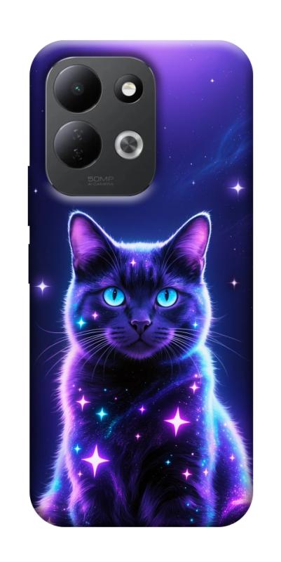Чохол itsPrint Galaxy purple cat для Xiaomi Redmi 17, котики, купити оптом з доставкою