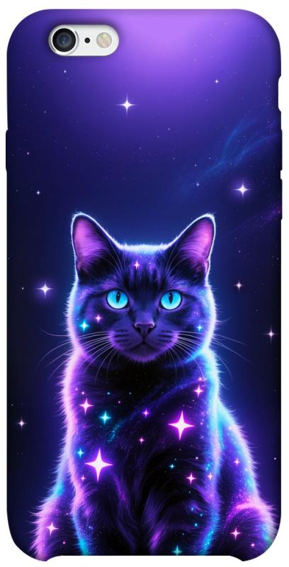 Чехол itsPrint Galaxy purple cat для Apple iPhone 6/6s (4.7"), животные, купить оптом с доставкой