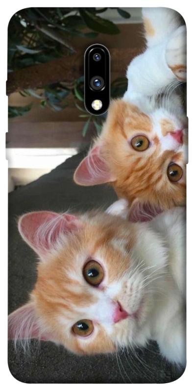 Чохол itsPrint Fluffy Duo для OnePlus 7, тварини, купити оптом з доставкою