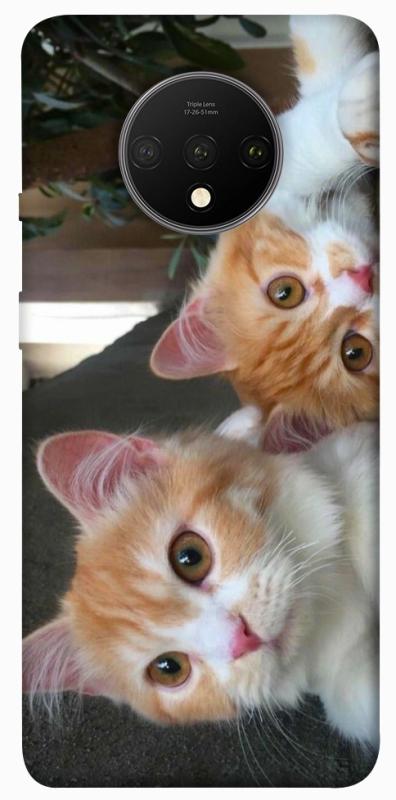 Чохол itsPrint Fluffy Duo для OnePlus 7T, тварини, купити оптом з доставкою