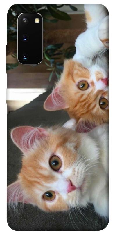 Чехол itsPrint Fluffy Duo для Samsung Galaxy S20, животные, купить оптом с доставкой