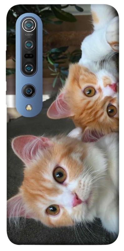 Чехол itsPrint Fluffy Duo для Xiaomi Mi 10 / Mi 10 Pro, животные, купить оптом с доставкой