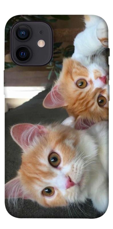 Чехол itsPrint Fluffy Duo для Apple iPhone 12 mini (5.4"), животные, купить оптом с доставкой