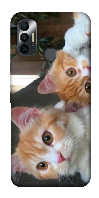 Чехол itsPrint Fluffy Duo для TECNO Spark 7, животные, купить оптом с доставкой