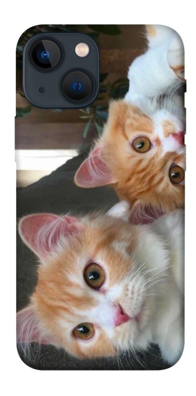 Чехол itsPrint Fluffy Duo для Apple iPhone 13 mini (5.4"), животные, купить оптом с доставкой