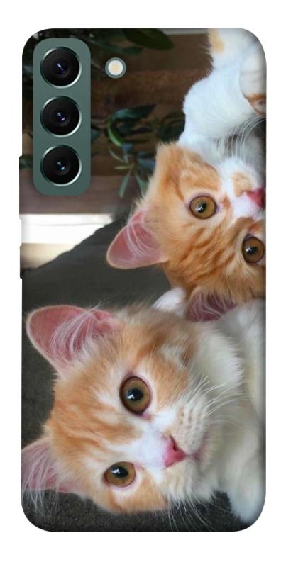 Чехол itsPrint Fluffy Duo для Samsung Galaxy S22, животные, купить оптом с доставкой