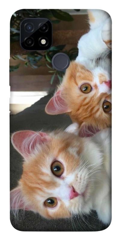 Чехол itsPrint Fluffy Duo для Realme C21Y, животные, купить оптом с доставкой