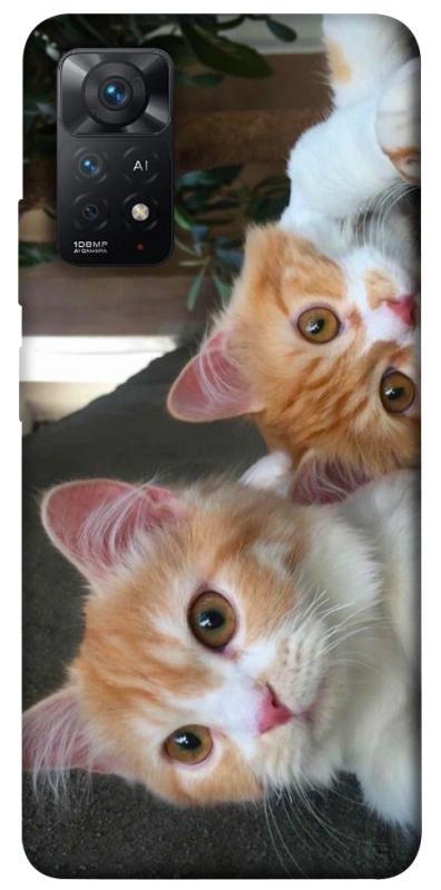 Чехол itsPrint Fluffy Duo для Xiaomi Redmi Note 11 Pro 4G/5G, животные, купить оптом с доставкой