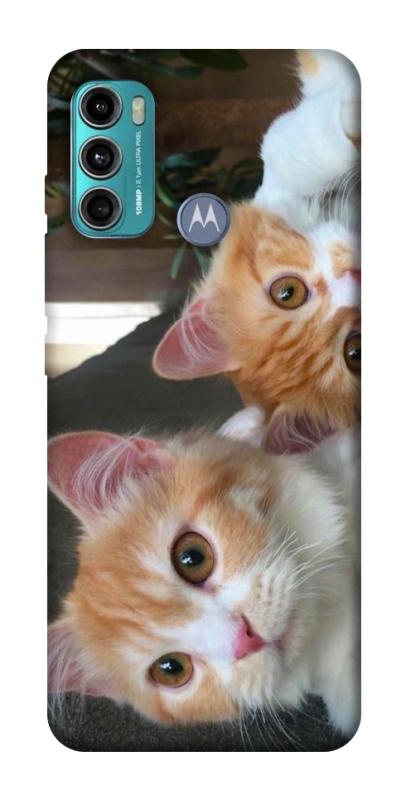 Чохол itsPrint Fluffy Duo для Motorola Moto G60, тварини, купити оптом з доставкою