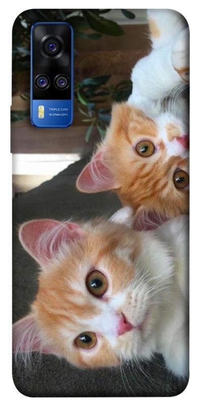 Чехол itsPrint Fluffy Duo для Vivo Y51a, животные, купить оптом с доставкой