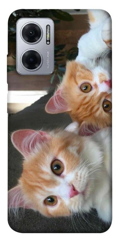 Чехол itsPrint Fluffy Duo для Xiaomi Redmi Note 11E, животные, купить оптом с доставкой