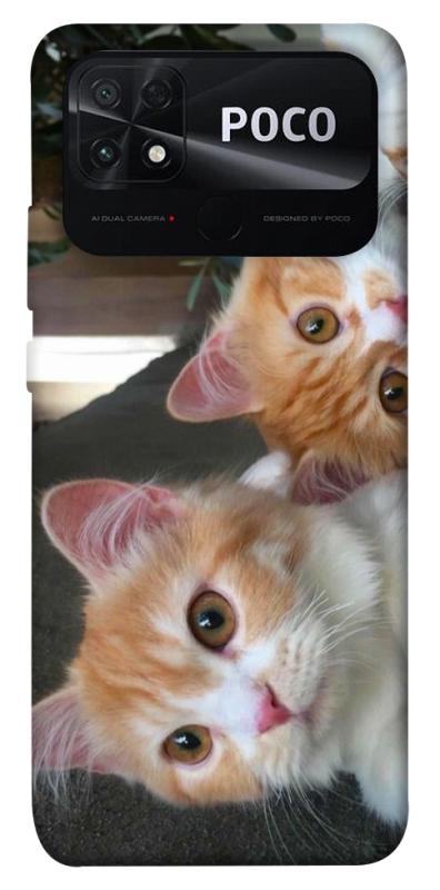 Чехол itsPrint Fluffy Duo для Xiaomi Poco C40, животные, купить оптом с доставкой