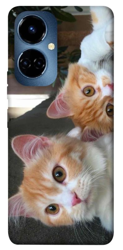 Чехол itsPrint Fluffy Duo для TECNO Camon 19 (CI6n) / 19 Pro (CI8n), животные, купить оптом с доставкой