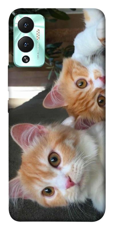Чехол itsPrint Fluffy Duo для Infinix Hot 12 Play, животные, купить оптом с доставкой