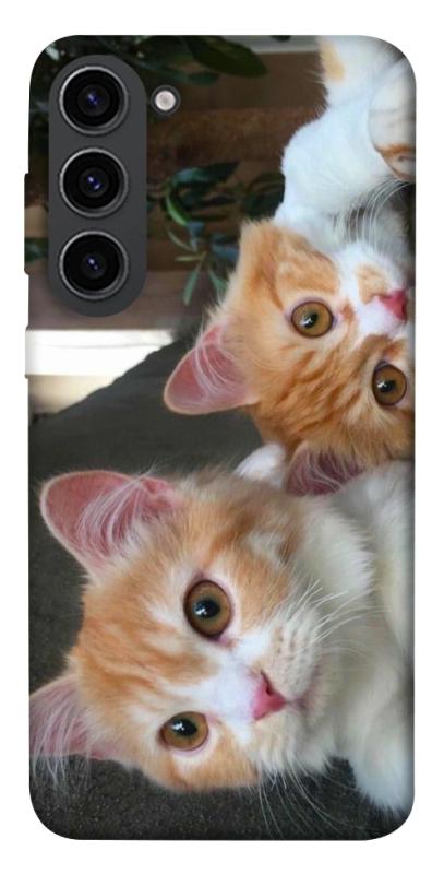 Чехол itsPrint Fluffy Duo для Samsung Galaxy S23, животные, купить оптом с доставкой