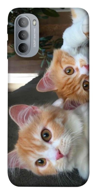Чехол itsPrint Fluffy Duo для Motorola Moto G31, животные, купить оптом с доставкой