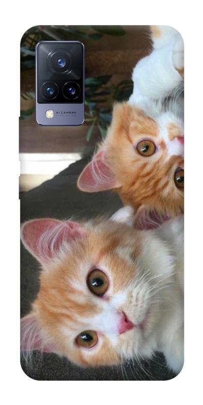 Чохол itsPrint Fluffy Duo для Vivo V21, тварини, купити оптом з доставкою