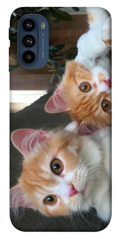 Чехол itsPrint Fluffy Duo для Motorola Moto G41, животные, купить оптом с доставкой