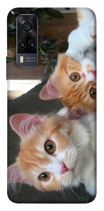 Чехол itsPrint Fluffy Duo для Vivo Y31, животные, купить оптом с доставкой
