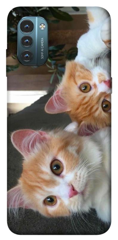 Чехол itsPrint Fluffy Duo для Nokia G21, животные, купить оптом с доставкой