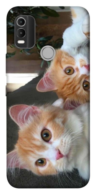 Чехол itsPrint Fluffy Duo для Nokia C21 Plus, животные, купить оптом с доставкой