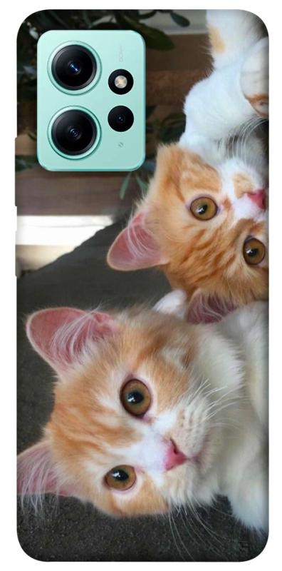 Чехол itsPrint Fluffy Duo для Xiaomi Redmi Note 12 4G, животные, купить оптом с доставкой