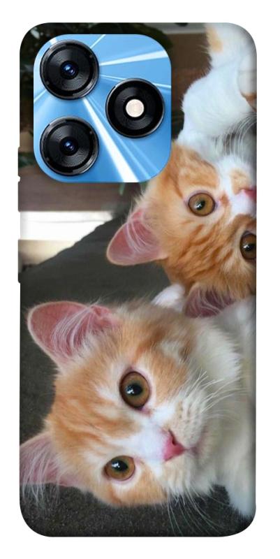 Чехол itsPrint Fluffy Duo для TECNO Spark 10 Pro, животные, купить оптом с доставкой