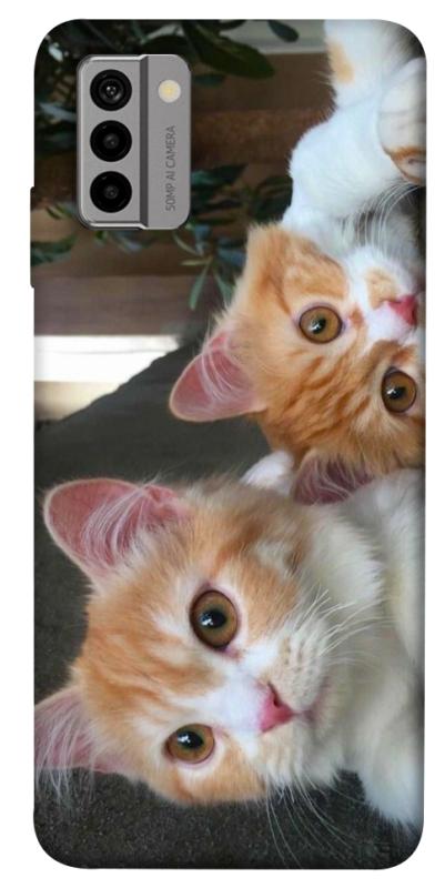 Чехол itsPrint Fluffy Duo для Nokia G22, животные, купить оптом с доставкой