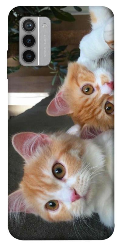 Чехол itsPrint Fluffy Duo для Nokia G42, животные, купить оптом с доставкой