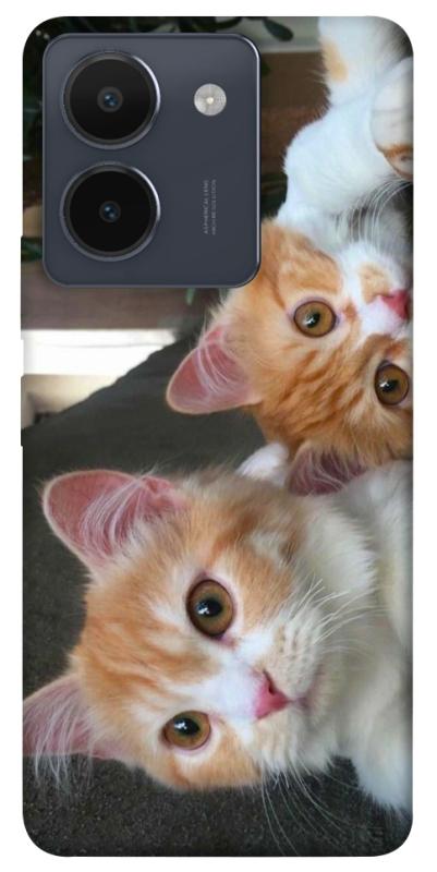 Чехол itsPrint Fluffy Duo для Vivo Y36, животные, купить оптом с доставкой