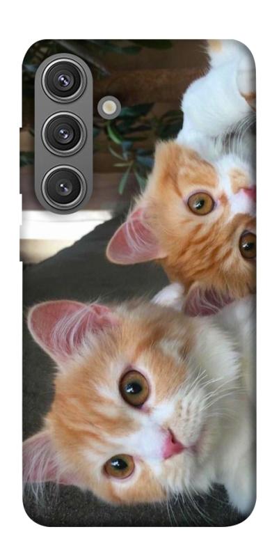 Чехол itsPrint Fluffy Duo для Samsung Galaxy S24+, животные, купить оптом с доставкой
