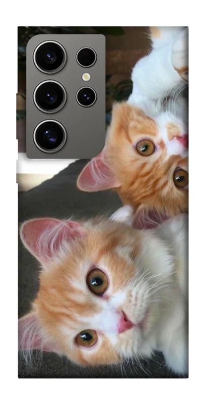 Чехол itsPrint Fluffy Duo для Samsung Galaxy S24 Ultra, животные, купить оптом с доставкой